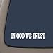 NI173 In God We Trust | Tea party SECOND AMENDMENT | 8.5x1.5 Inch | Premium Quality Decal STICKER Christian