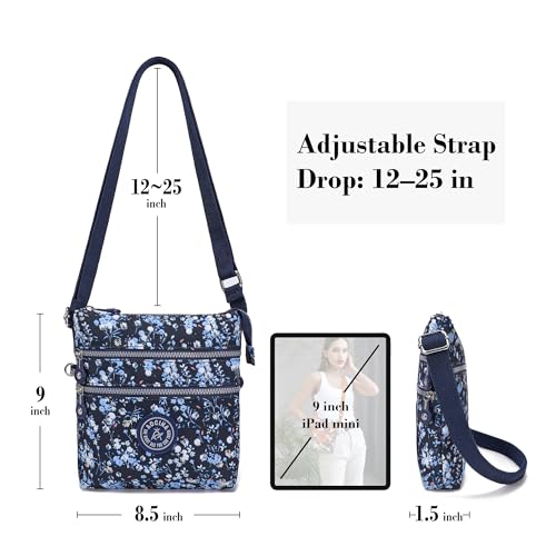 Image of AOCINA Small Wallet Purse Canvas Mini Purse Crossbody Phone Purse Bag for Girls Teens Boys Women