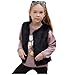 Kids Toddler Baby Girls Christmas Winter Fleece Coat Outwear Sleeveless Cardigans Thick Warm Waistcoat Fashion Tops (Black, 3-4 Years)