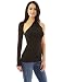PattyBoutik Women One Shoulder Long Sleeve Top (Black Small)