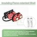 Mtsooning 175A Wire Harness Plug Kit,4 Pack Red Wire Connector for 2 to 4 Gauge Cables, 12V to 36V Battery Quick Connect Disconnect Set for Car Bike ATV Winches Lifts Motors More