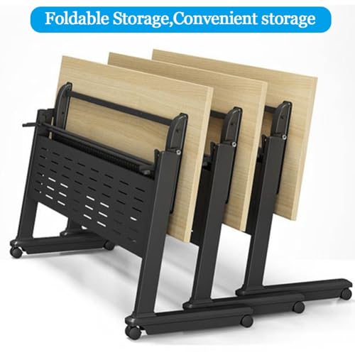 Table de conférence compacte pliable pour optimiser les petits bureaux - 5