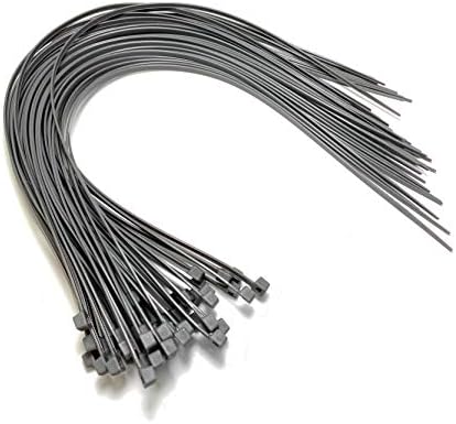 Cable Ties - 450mm x 4.8mm - 17.7" Extra Long Tie Wraps - Nylon Zip Ties (50, Black)