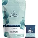 BodyRestore Shower Steamers Aromatherapy - 15 Pack Shower Bombs for Women, Eucalyptus Shower Tablets for Nasal Congestion, Essential Oil Stress Relief and Relaxation Bath Gifts for Women and Men