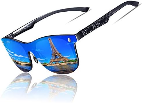 KITHDIA Men's Polarized Al-Mg Metal Frame Women Sunglasses UV Protection Sunglasses for Men S8203