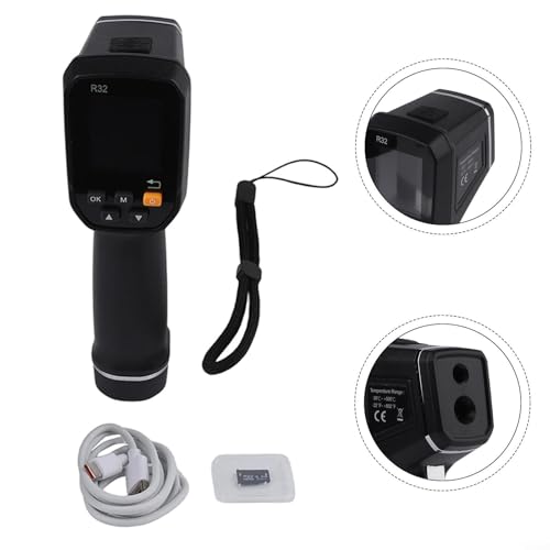 FABULETTA Cámara Termográfica Infrarroja de Mano Resolución 32X32 Rango -30°C a 500°C Pantalla 1.77" Recargable USB Tarjeta 8GB Incluida miniatura 6