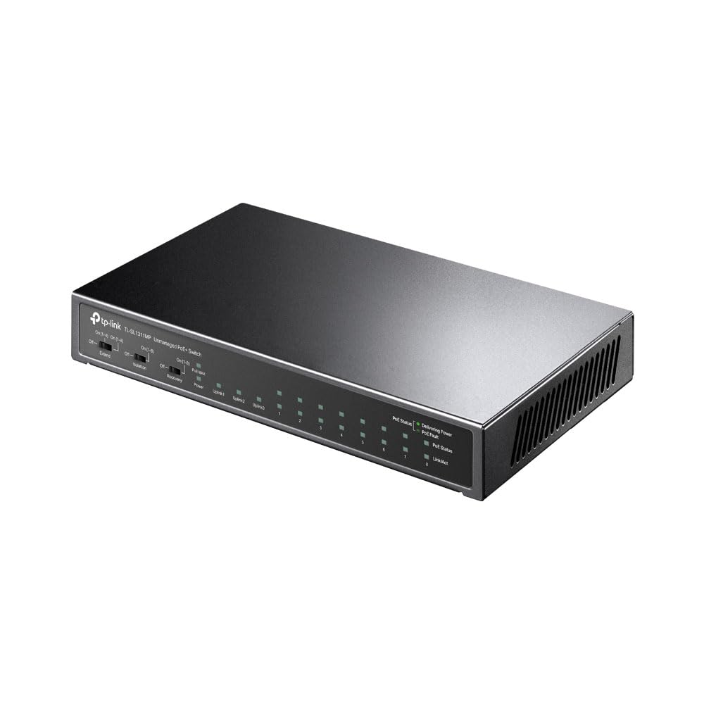 TP-Link TL-SL1311MP 8 Ports 10/100Mbps + 3 Ports Gigabit Dont 8 Ports PoE+