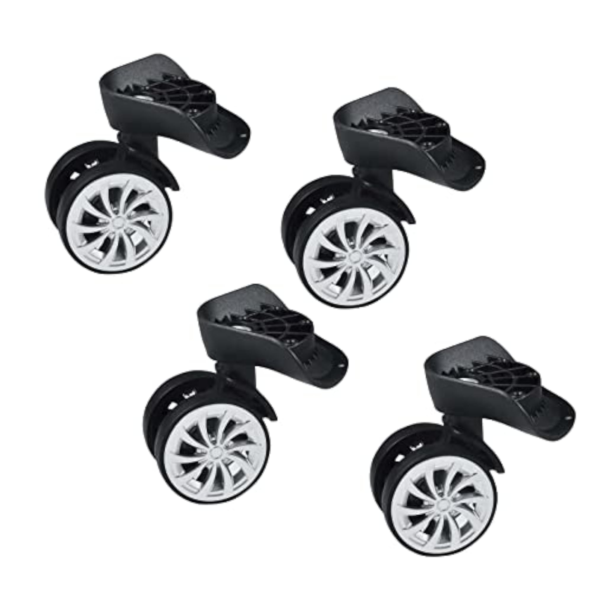 4X Universal Luggage Suitcase Wheel Replacement