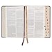 KJV Study Bible, Large Print King James Version Holy Bible, Thumb Tabs, Ribbons, Faux Leather Toffee Brown Framed Art Nouveau Debossed (KJV Study Editions LP)
