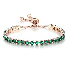 Rose Gold-Green CZ