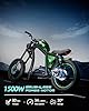 BIGNIU BG-X Electric Bike for Adults 1500W Brushless Motor with 48V/31.5Ah Battery, 34+ MPH Up to 40 Miles Range 20" *5" Fat TireFront/Rear Turn Signal, Dual Suspension (Green) #2