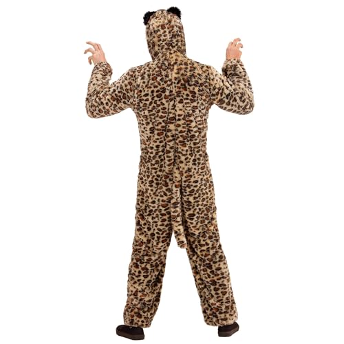 Costume léopard Widmann déguisement combinaison peluche carnaval - 4
