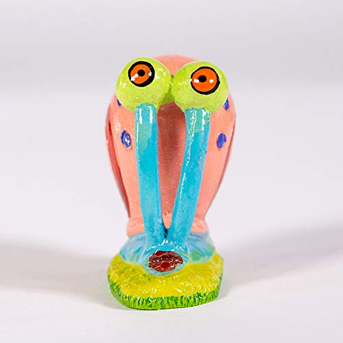 Image of Penn-Plax Officially Licensed Spongebob Squarepants Aquarium Ornament - Gary (Mini /Small Size) - Perfect for Freshwater and Saltwater Tanks (Pack of 2)