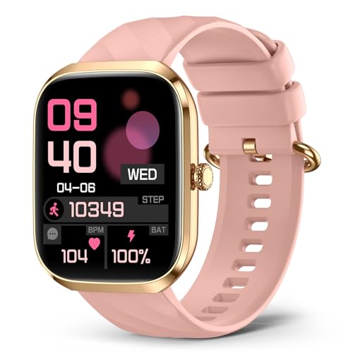 Smart Watch for Men Women, 2.06" HD AMOLED Screen Smartwatch (Answer/Make Calls), 24/7 Heart Rate Monitor Blood Oxygen Sleep, IP68 Waterproof 114+ Sport Mode Fitness Watch Grey