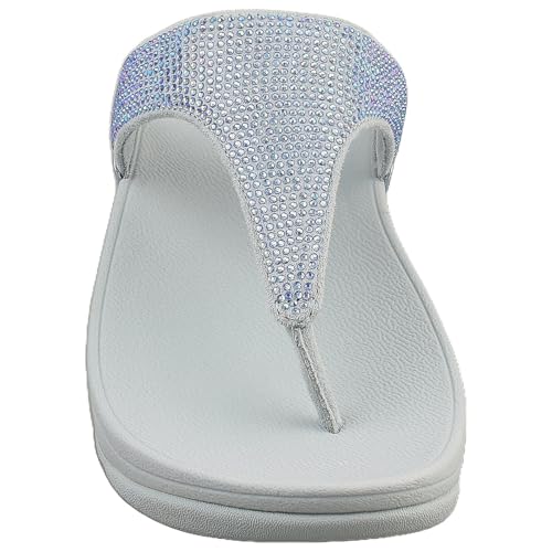 Image of Fitflop LULU CRYSTAL EMBELLISHED TOE-POST SANDALS