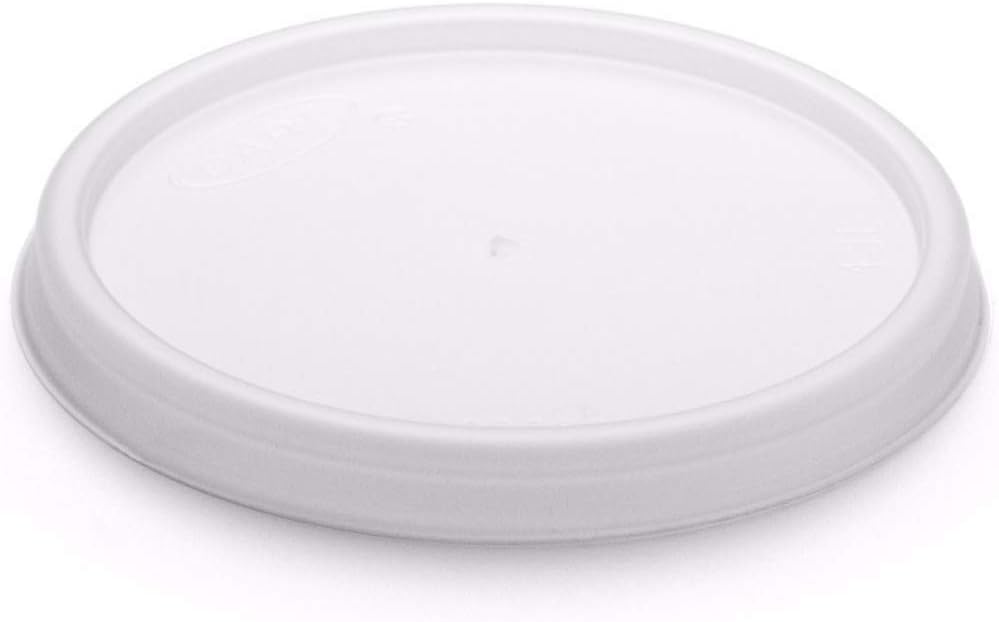 Plastic Lids, Vented, Fits 4 oz Hot Cups, Translucent, 100/Pack, 10 Packs/Carton