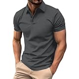 Polo Hombre Manga Corta, Polos de, Elásticas Transpirable Fincut Deportivo Tenis Marca Talla Grande Fitness Basica Poliester Trabajo Deporte Tecnico Running Camisas Hombre Manga Corta, XXL