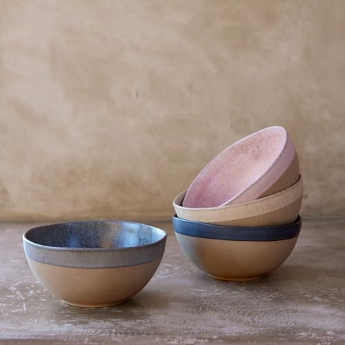 Costa Nova Ceramic Stoneware 6" Latte Bowl - Arenito Collection, Sage green | Microwave & Dishwasher Safe Dinnerware | Food Safe Glazing | Restaurant Quality Dinnerware - Image 3