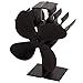 Ecofan - Ventola a 4 pale per stufa a legna, silenziosa, per stufe a legna