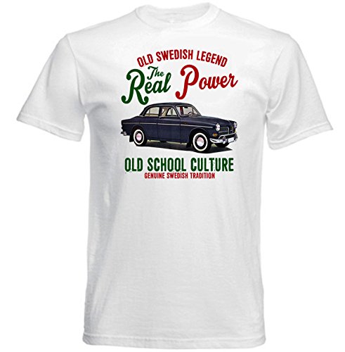 TEESANDENGINES Volvo Amazon Tshirt di Cotone da
