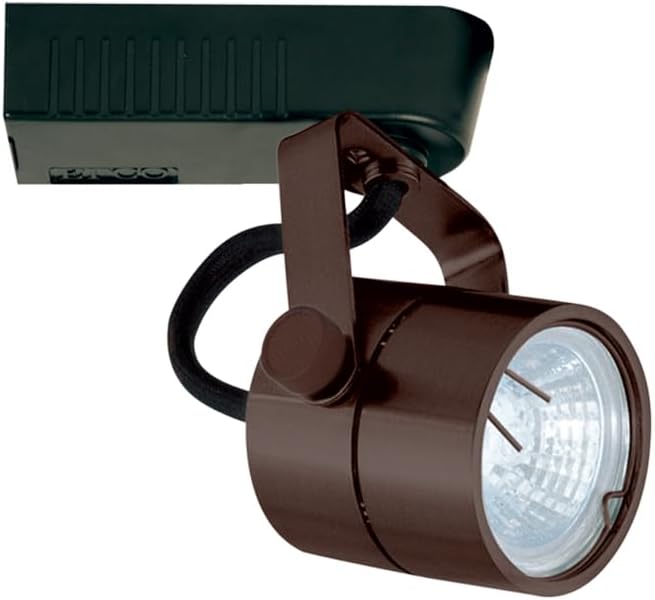 Elco Lighting Low Voltage Cylinder Fixture - 12V MR16 (50W) Lamp, Ceiling Spotlight Fixture, With Transformer, Nickel