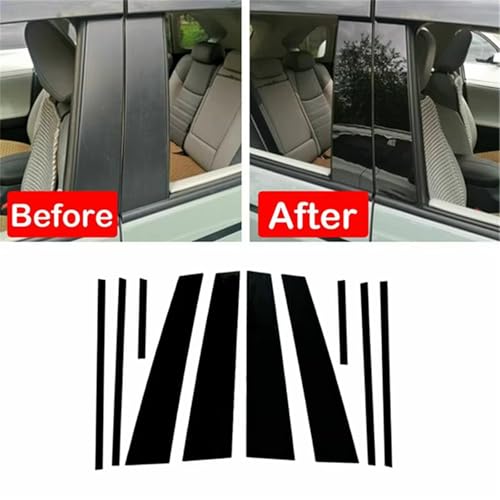 Garniture extérieure de voiture noir laqué pour élégance portières RAV4 XA50 - 7