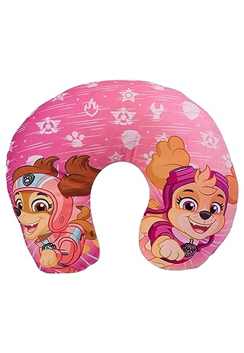 cushion travel - Paw girl: plush, 35x30 cm