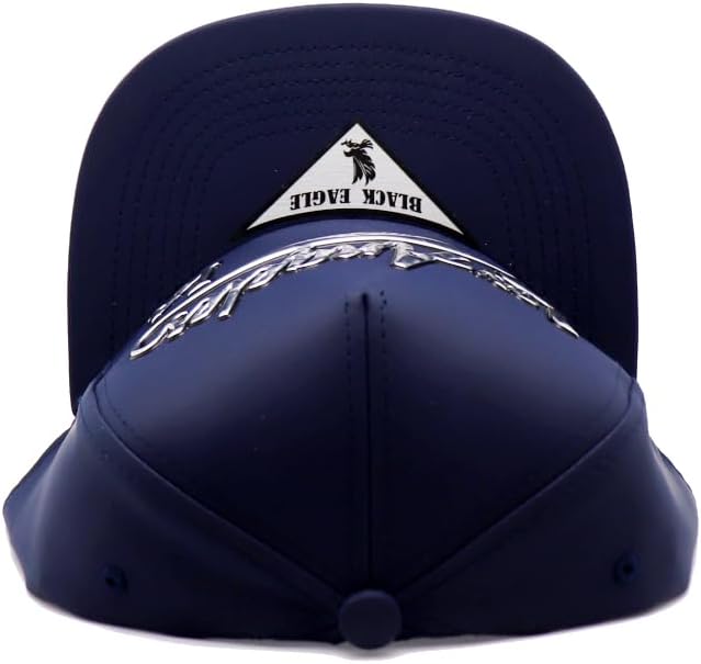 Los Angeles New Basic City LA Tailsweeper Leather Tone Blue Era Snapback Hat Cap - Image 7