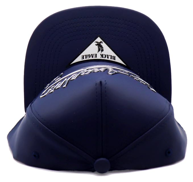 Gorra Snapback Basic Cap tono cuero azul miniatura 7