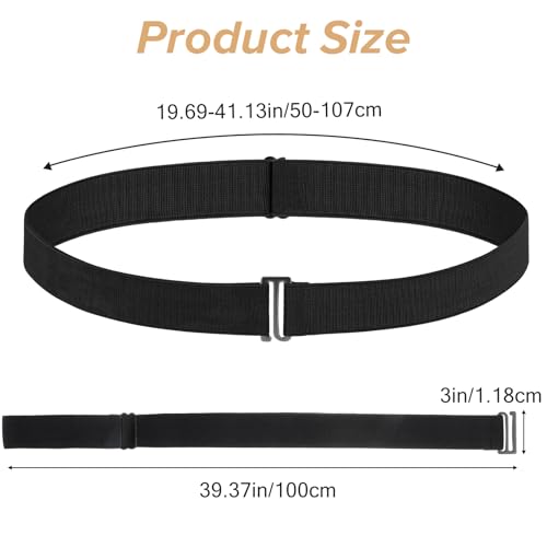 Invisible Tuck Waistband for Women, Adjustable Black Waist Band for Tucking, No Show Women's Stretch Easy Belt for Shirt Tightener Cincher Clip2