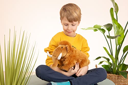 Teddy Hermann 94500 Mammut 30 cm, cuddly toy with 75% recycled filling material, Brown, STK - Image 4