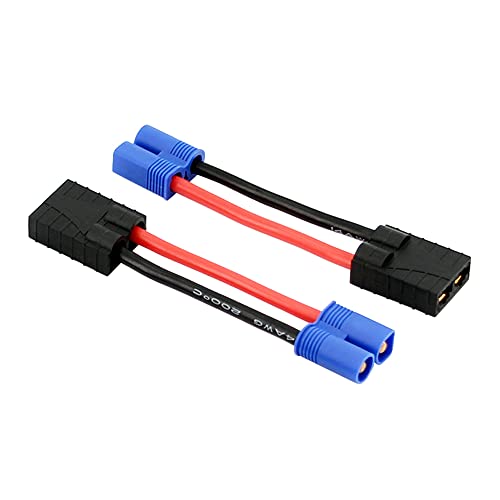 Adaptador Compatible TRX a EC3 4 piezas con cable 14awg 2in miniatura 3