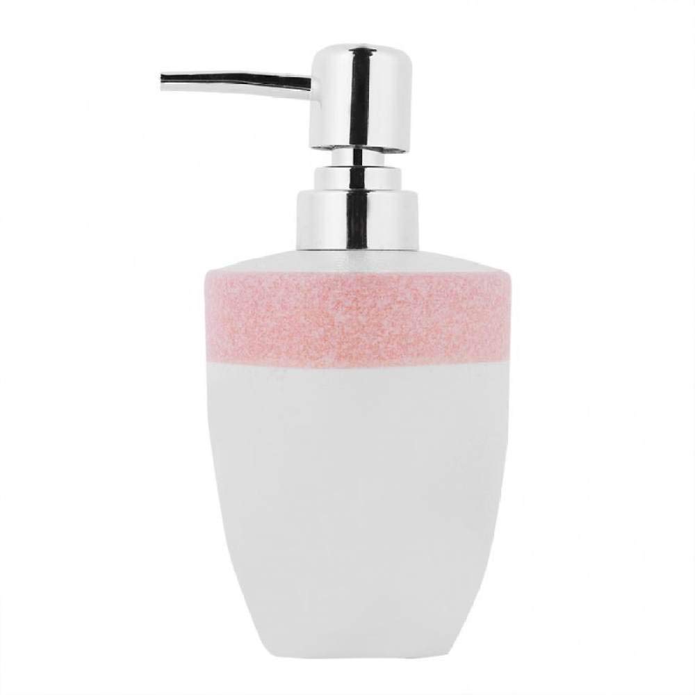 Style européen Pompe de Bouteille de Lotion Bouteille de Savon Manuelle, Salle de Bains Maison hôtel Savon Liquide Lotion shampooing Contenant de désinfectant, Rose