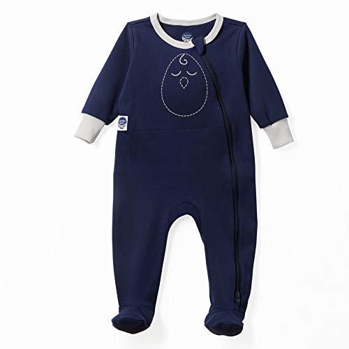 Nested Bean Zen Footie PJs - Gently Weighted Footie | Baby: 6-9 Months | Breathable | Year Round Pajama Comfort | Unisex | TOG 0.5 | Machine Washable | Spring Collection