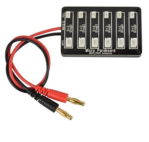 Apex RC Products 6 Battery Parallel Charging Board for Blade Glimpse, MCP X, Nano QX 3D, Nano CP X, Nano QX, Nano QX2, MCX, MSR, Inductrix & More 1460