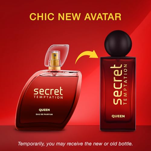 Image of Secret Temptation Queen Perfume for Women, 100ml | Long-Lasting Luxury Fragrance | Bold & Regal Scent |Gift for Women | Elegant & Empowering Perfume for Girls |