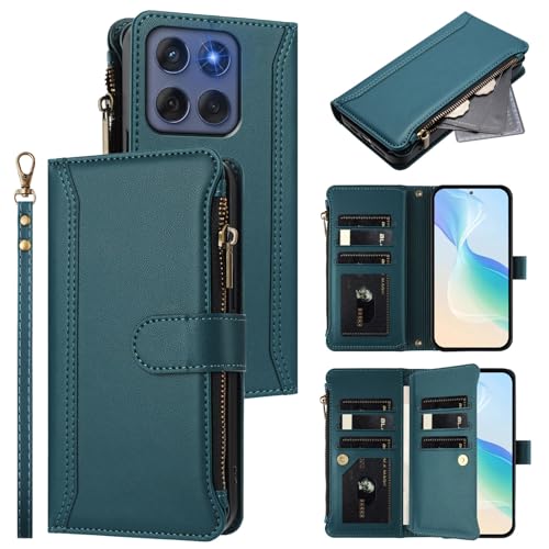�X�}�z�P�[�X �Ή��@�� for Umidigi G9 5G,�Ή��@�� for Umidigi Note 9 5G �������[�h�y9�J�[�h�X���b�g�z�y�f���A���z���_�[�z�y�t�@�X�i�[�E�H���b�g�z�y�}�O�l�b�g�N���X�v�z�X�^���h Green