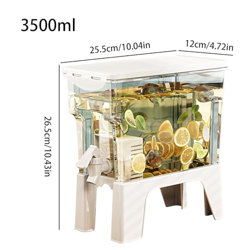 Dispensador de bebidas para té y agua, jarra aislante hermética para bebidas sin refrigeración - imagen 5