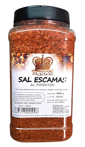 Sal Escamas al Pimenton Dulce 900 gr - El Rey del Fruto Seco - Platos Gourmet