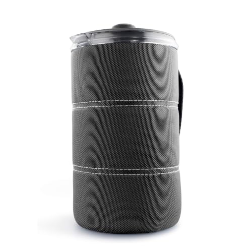 GSI Outdoors, 30 Fl Oz JavaPress, French Press Coffee Maker for Camping and Travel, Graphite