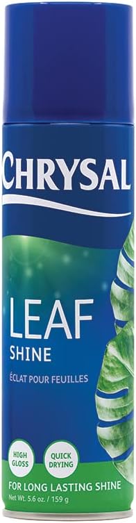 Chrysal Leaf Shine Spray for Indoor Plants – Flower Arrangement Spray for Flower Bouquets, House Plants, & More – Environmentally Safe Plant Cleaner Removes Dust – Flower & Gardening Supplies 5.6 Oz