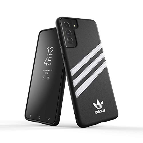 adidas Coque de Protection conçue pour Samsung Galaxy S21+, résistante aux Chutes, Bords surélevés résistants aux Chocs, Noir et Blanc