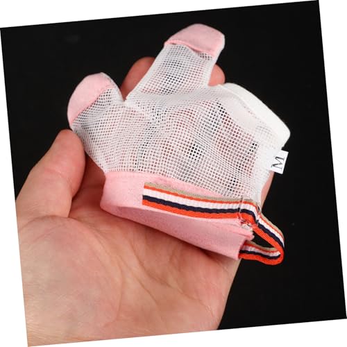 VICASKY 2 Pairs of Baby Anti-Sucking Gloves for Infants and Toddlers Adjustable Thumb Protector Mittens Soft Material for Preventing Finger Sucking 4-Piece Set4