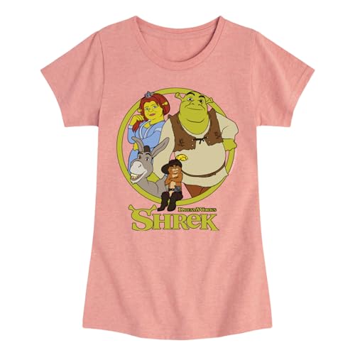 HYBRID APPAREL Shrek - Shrek Group - Toddler & Youth Girls Short Sleeve Graphic T-Shirt