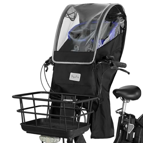 自転車 レインカバー 子供乗せ 前 後付け チャイルドシート 防水 厚手の600デニール 広々空間 らくらく乗せ降ろし 防寒 雨よけ 自転車カバー