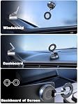 Snanlen Mise à jour 360° Support de téléphone magnétique sous vide Nano Gel, support de téléphone de voiture pour Magsafe[108+LBS Score Suction & 3000gf Magnetic le plus fort], Montage de téléphone de coupe d'aspiration pour voiture/pour iPhone 17 Pro Max