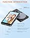 AONESY Back Camera Monitor | Touchscreen Control Phone, Wireless Magnetic Vlog Selfie Monitor Screen for iPhone & Android, Touch Screen with Speaker | Zoom Adjustment | Manual Focus for TikTok YouTube