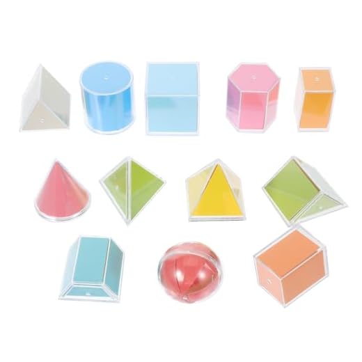 12-Piece Geometric Model Set for Education