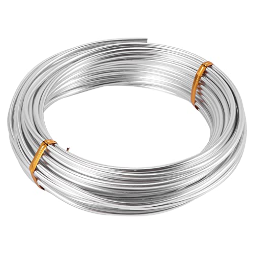 Fil d'aluminium 3mm pour armature de sculpture solide 10m