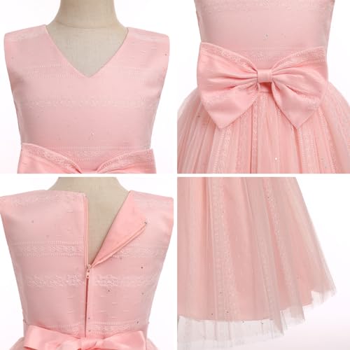 Flower Girl Dress for Wedding Floral Lace Sequin Puffy Tulle Birthday Dresses Kids Fairy Princess Prom Pageant Dress3